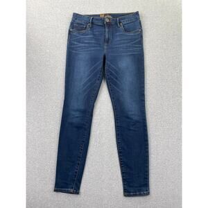 Kut From The Kloth Jeans Womens 8 Blue Skinny Mid Rise Dark Wash Stretch Denim